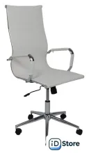 Офисное кресло AksHome Evelin (экокожа, белый)