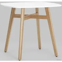 Кухонный стол Stool Group Target 80x80 SL-691 (белый/бук)