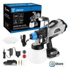 Краскораспылитель Deko SG20DK PRO 083-1136 (с 2-мя АКБ)