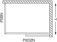 Душевая стенка Roltechnik Proxima Line PXBN/70