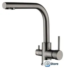 Смеситель ZorG Akvaduo Premium Brass PVD Gunblack