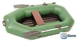 Гребная лодка Лоцман Стандарт 200 ВНД (зеленый)