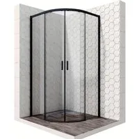 Душевой уголок Ambassador Queen Black 11011202 100х100