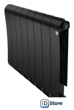 Биметаллический радиатор Royal Thermo Infinity 500 Noir Sable (8 секций)