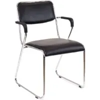 Офисный стул Everprof Fix Plus Chrome (черный)