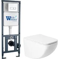 Унитаз подвесной Saniteco KW-99048 410 410 SE CR