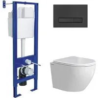 Унитаз подвесной Berges Wasserhaus Okus Rimless 043393 (с сиденьем)