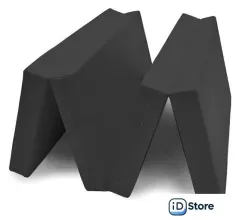 Cпортивный мат КМС 5 складной 200x100x10 (черный)