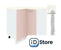 Шкаф напольный Кортекс-мебель Корнелия Лира НШУ угловой (капучино/королевский опал)