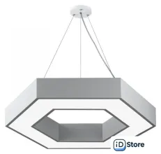 Подвесная люстра ЭРА Geometria Hexagon SPO-124-W-40K-051 Б0058882