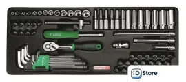Универсальный набор инструментов Toptul GCAT7202 72 предмета