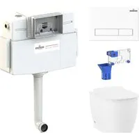 Унитаз приставной Lavinia Boho Relfix Bell Pro 5 в 1 87060205 (белый пластик)