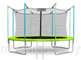 Батут Atlas Sport 435 см (14ft) с внутренней сеткой и лестницей