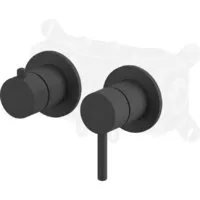 Смеситель Whitecross Y1243BL (черный матовый)