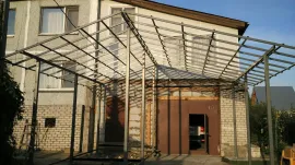 Изготовление навеса из металла