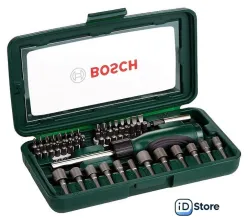 Набор отвертка с битами Bosch 2607019504 46 предметов