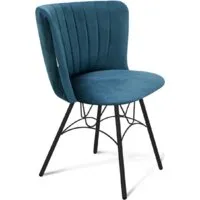 Стул Sheffilton SHT-ST36-1/S100 (тихий океан/чёрный муар)