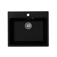 Кухонная мойка Ulgran QUARTZ Forte 580-07 (уголь)