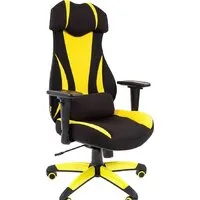 Игровое (геймерское) кресло CHAIRMAN Game 14 (черный/желтый)