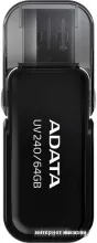 USB Flash A-Data UV240 64GB (черный)