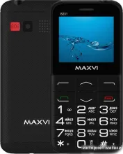 Кнопочный телефон Maxvi B231 (черный)