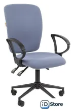 Офисное кресло CHAIRMAN 9801 Black (Т02, голубой)