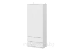 Распашной двухстворчатый шкаф Денвер NN Мебель (0,8м.)