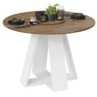 Кухонный стол Трия Райнер Тип 1 (белый/дуб крафт золотой)