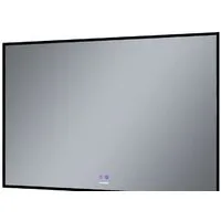 Мебель для ванных комнат Grossman Зеркало Pragma-норма Black LED 18100802 (с сенсорным выключателем и подогревом)