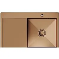 Кухонная мойка Mixline Pro 552920 (бронза, с сифоном)