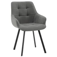 Стул Stool Group Амальри / TG-amalri-B07 (велюр светло-серый)