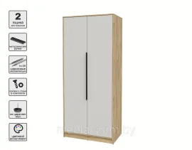 Шкаф комбинированный Концепт КТ-Ш2 (Техно) 0,92м.