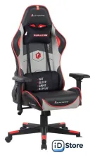 Игровое (геймерское) кресло Evolution Tactic PRO Special edition D1 (черный/серый/красный)