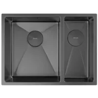 Мойка кухонная ZorG Zerox 58-2 U / IF-R PVD Gunblack