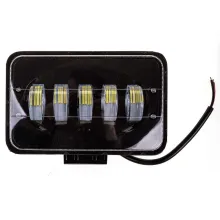Фара светодиодная OFF ROAD 165105(120)80мм прямоугольная 12V/24V 50W 6000К SKYWAY 5 диодов Дальний