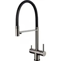 Смеситель Grocenberg GB4099 с гибким изливом (графит)