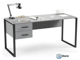 Стол Soma Slava 160x66 (серый/черный)