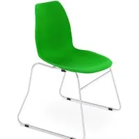 Стул Sheffilton SHT-ST29/S145-2 (зеленый/хром лак)