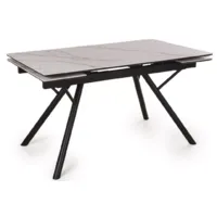 Обеденный стол Stolline Либерти 140x80 (gilt white/металл черный)