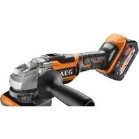 Угловая шлифмашина AEG Powertools BEWS 18-125BL-502C 4935464417 (с 2-мя АКБ, кейс)