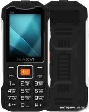 Кнопочный телефон Maxvi T20 (черный)