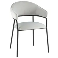 Стул Stool Group Leya / DX-2548 Mohair-151 (светло-серый )