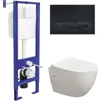 Унитаз подвесной Berges Wasserhaus 042445 (с сиденьем)