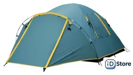 Кемпинговая палатка Coyote Kansas-3 (зеленый)