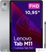 Планшет Lenovo Tab M11 TB330XU 4GB/128GB LTE (серый, с чехлом)