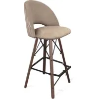 Стул Sheffilton SHT-ST34-1/S80 (латте/темный орех/черный)