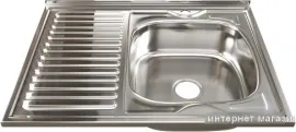 Кухонная мойка Mixline 528017 (правая, полированная, 0.6 мм)