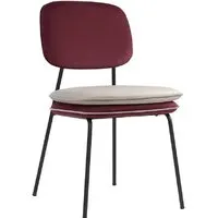 Стул Bergenson Bjorn Pea BB0000688 (бордовый/бежевый)