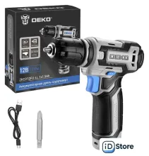 Дрель-шуруповерт Deko ZKCD12FU-Li 063-4141 (с 1-им АКБ)