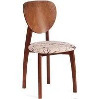 Стул TetChair Diamante мягкое сиденье (коричневый/крекс бежевый)